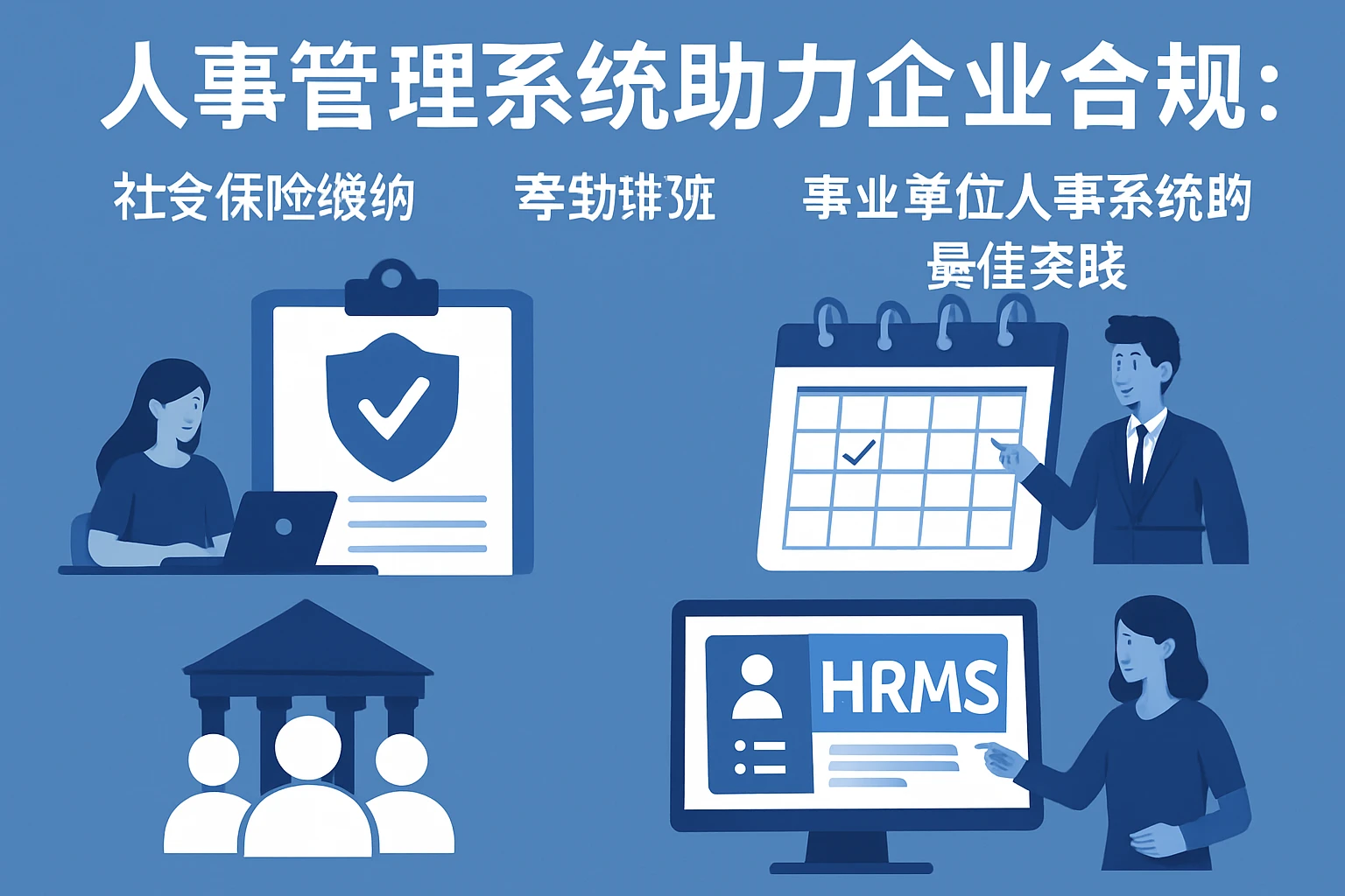 人事管理系统助力企业合规：社会保险缴纳、考勤排班与事业单位人事系统的最佳实践