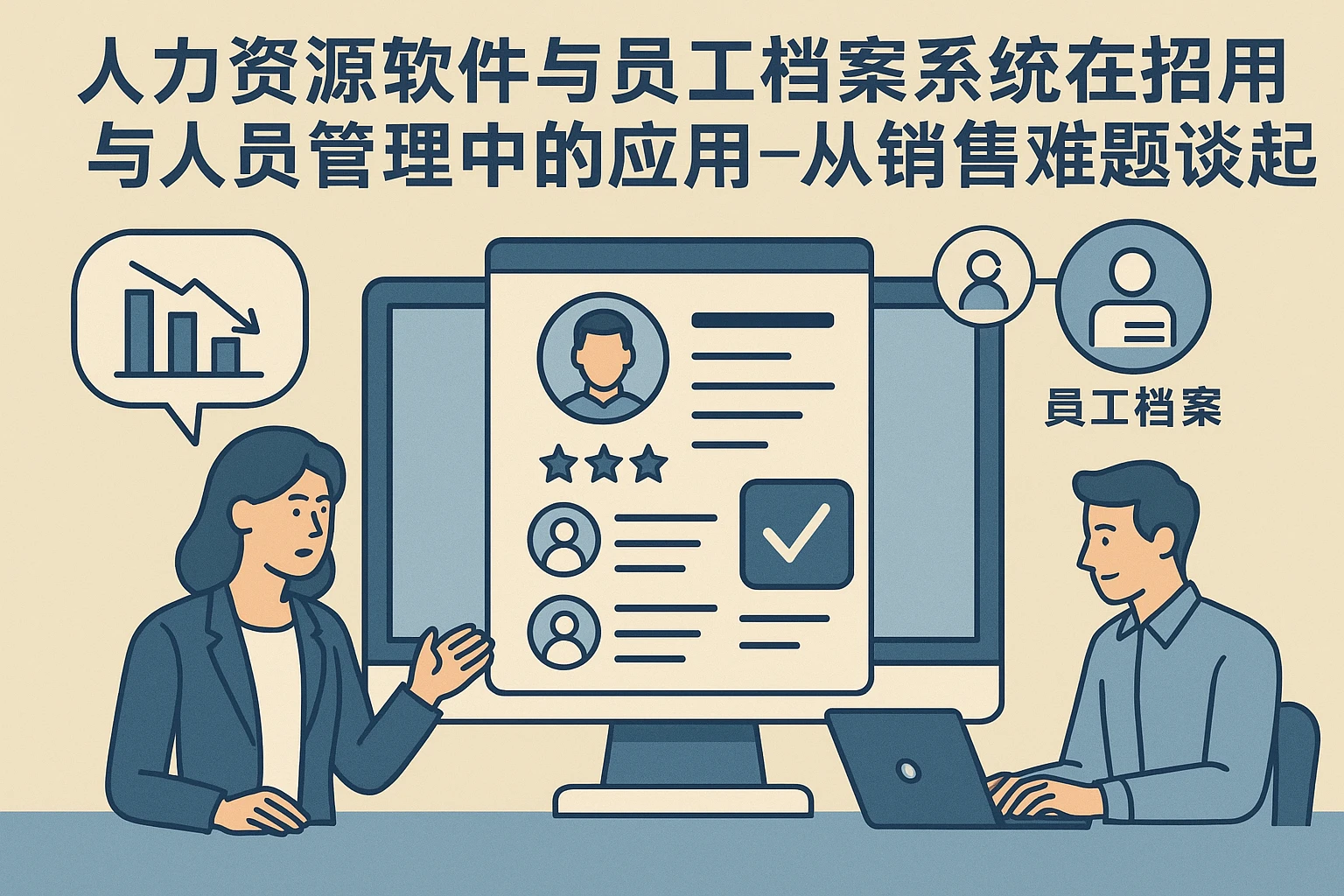 人力资源软件与员工档案系统在招聘与人员管理中的应用——从销售难题谈起