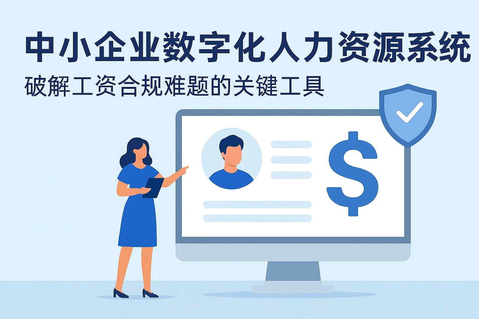 中小企业数字化人力资源系统：破解工资合规难题的关键工具