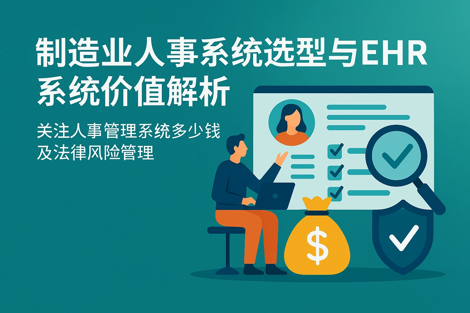 制造业人事系统选型与EHR系统价值解析——关注人事管理系统多少钱及法律风险管理