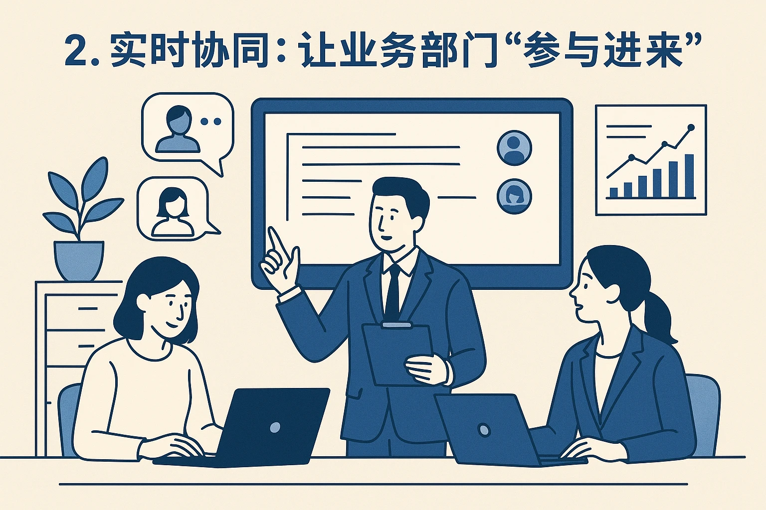 2. 实时协同：让业务部门“参与进来”