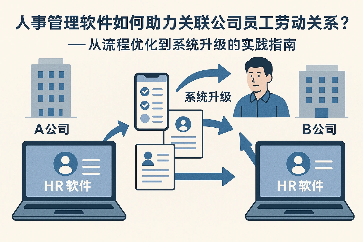 人事管理软件如何助力关联公司员工劳动关系转移？——从流程优化到系统升级的实践指南