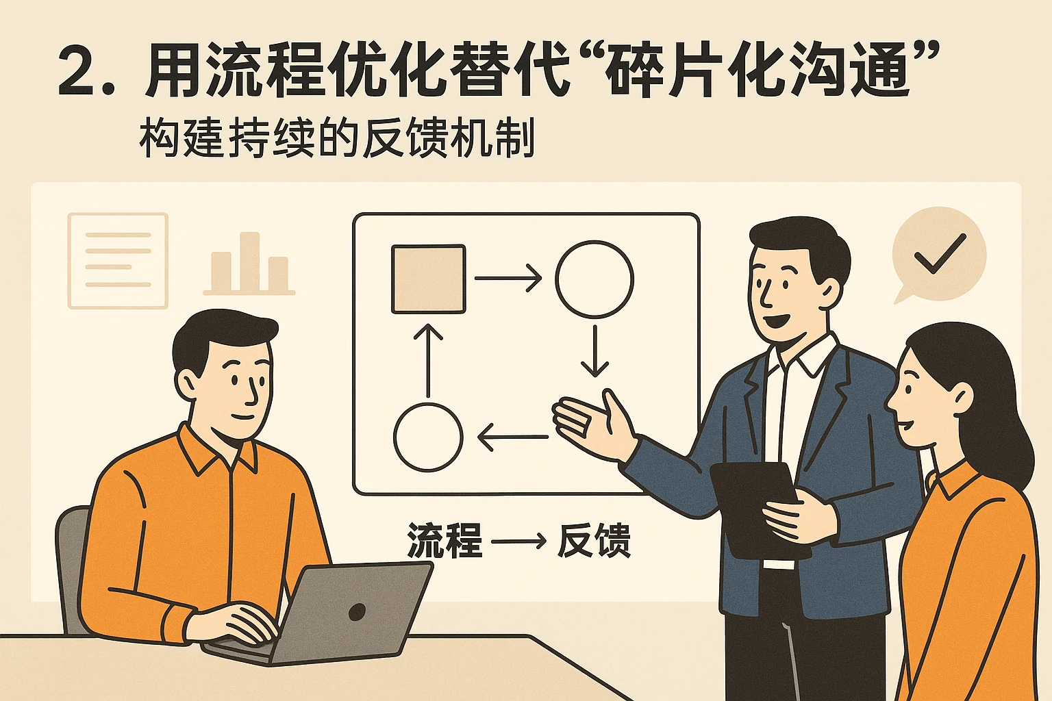 2. 用流程优化替代“碎片化沟通”：构建持续的反馈机制