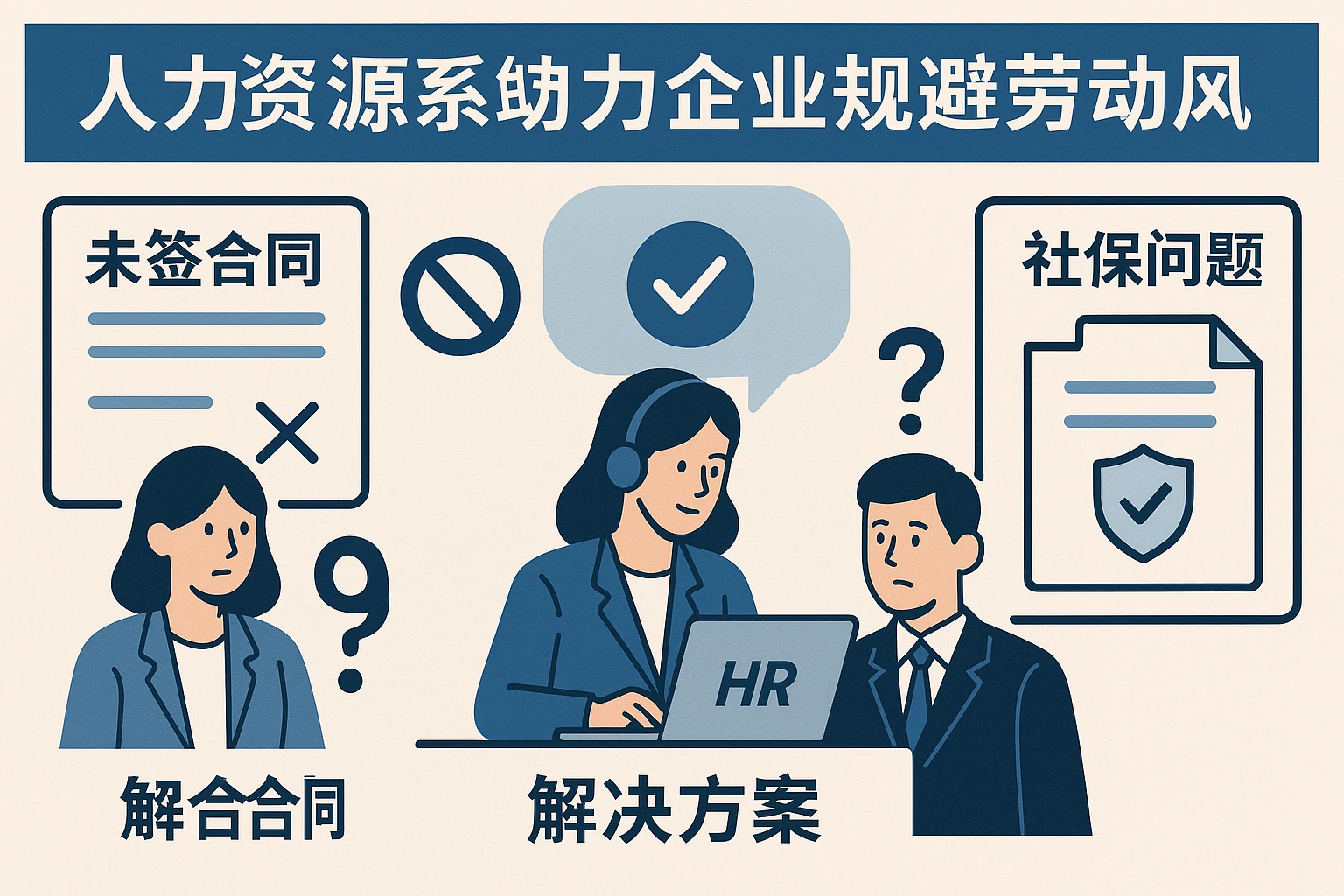 人力资源系统助力企业规避劳动风险：未签合同与社保问题的解决方案