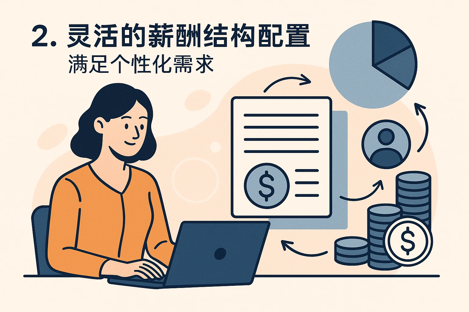 2. 灵活的薪酬结构配置：满足个性化需求