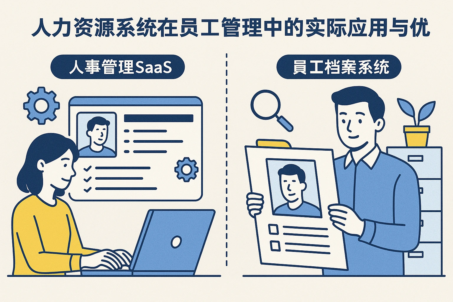 人力资源系统在员工管理中的实际应用与优化——以人事管理SaaS和员工档案系统为核心