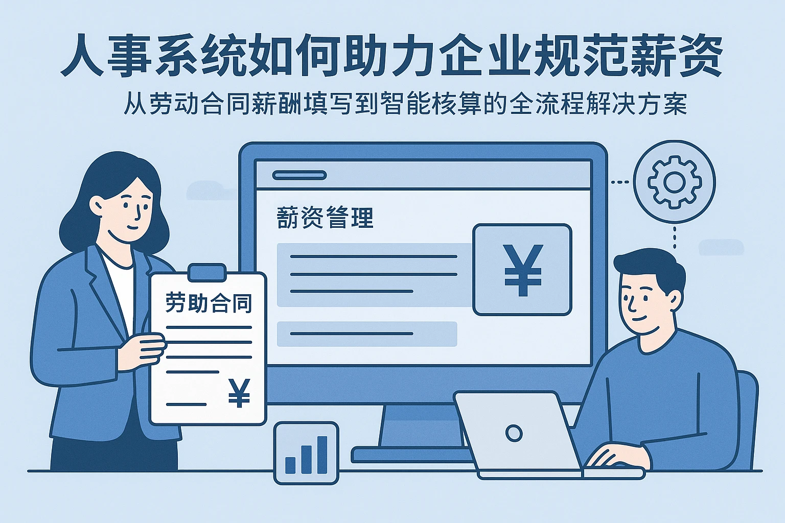 人事系统如何助力企业规范薪资管理？从劳动合同薪酬填写到智能核算的全流程解决方案