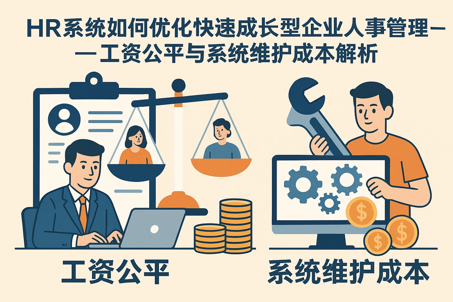 HR系统如何优化快速成长型企业人事管理——工资公平与系统维护成本解析