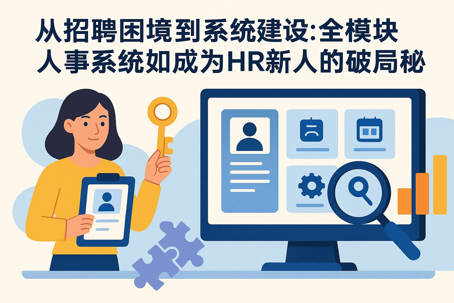 从招聘困境到体系构建：全模块人事系统如何成为HR新人的破局密钥