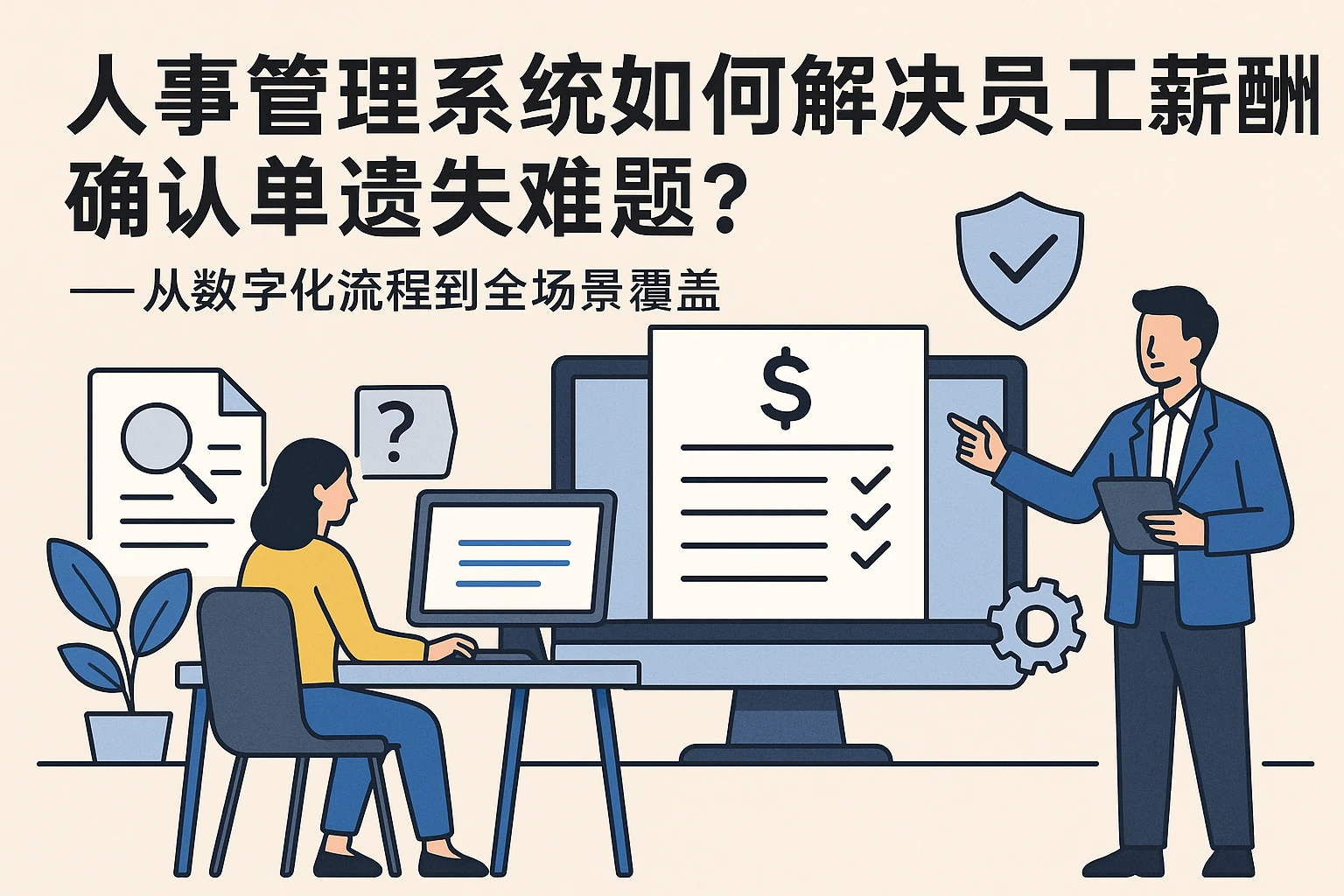 人事管理系统如何解决员工薪酬确认单遗失难题？——从数字化流程到全场景覆盖