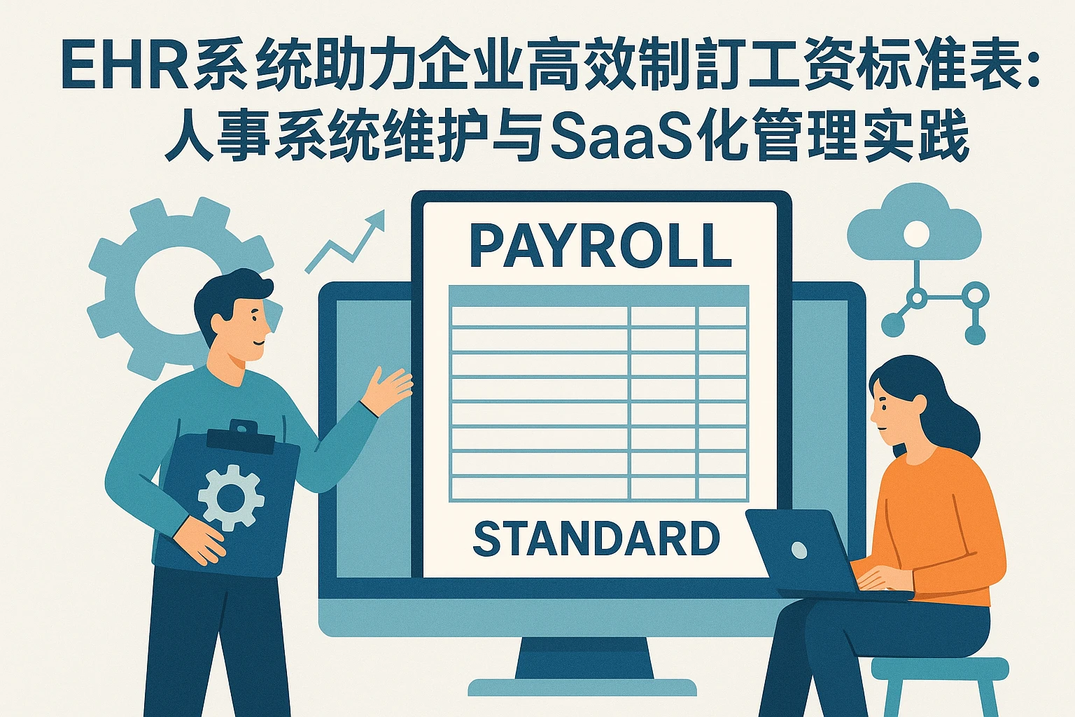 EHR系统助力企业高效制订工资标准表：人事系统维护与SaaS化管理实践