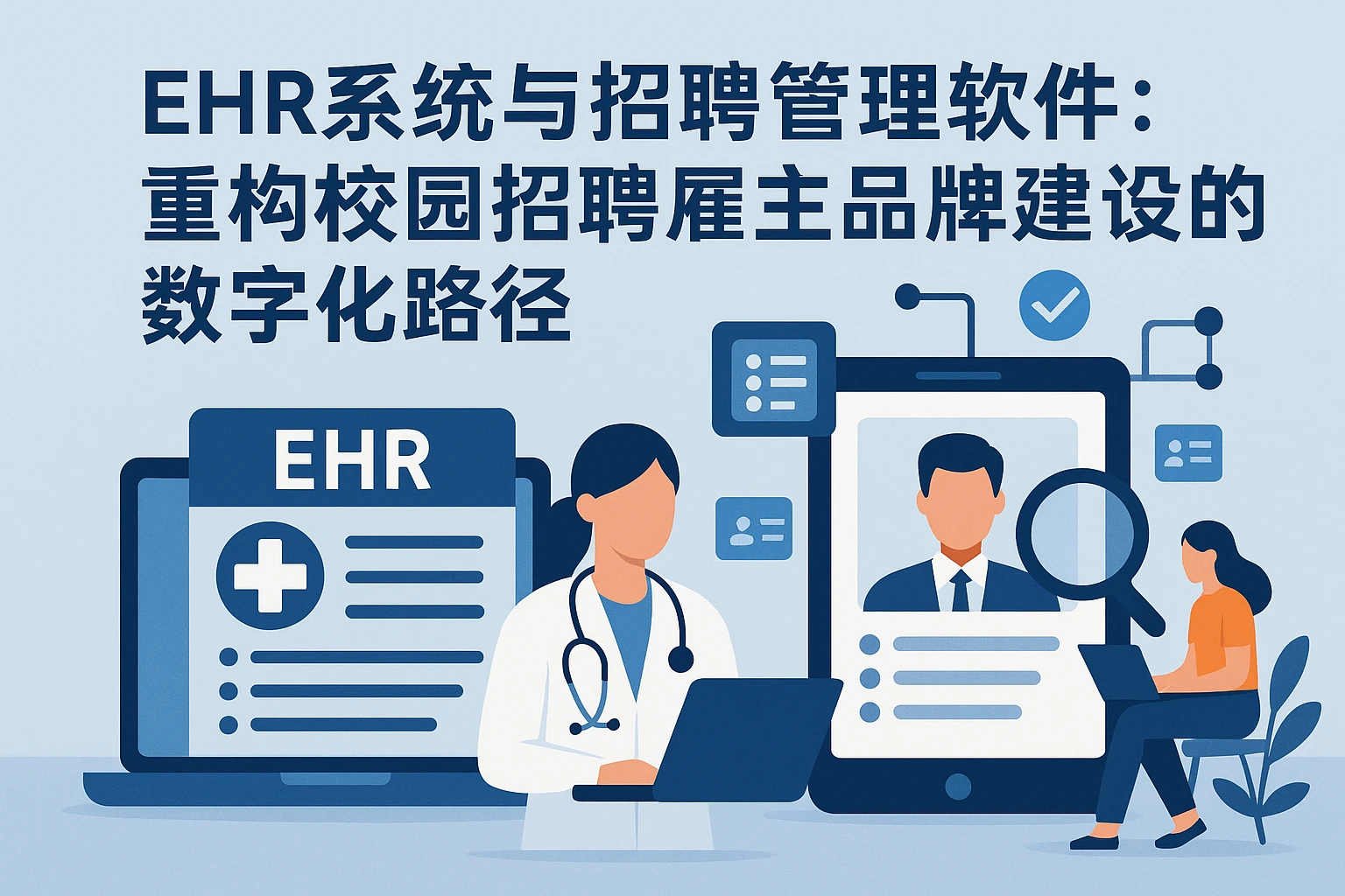 EHR系统与招聘管理软件：重构校园招聘雇主品牌建设的数字化路径
