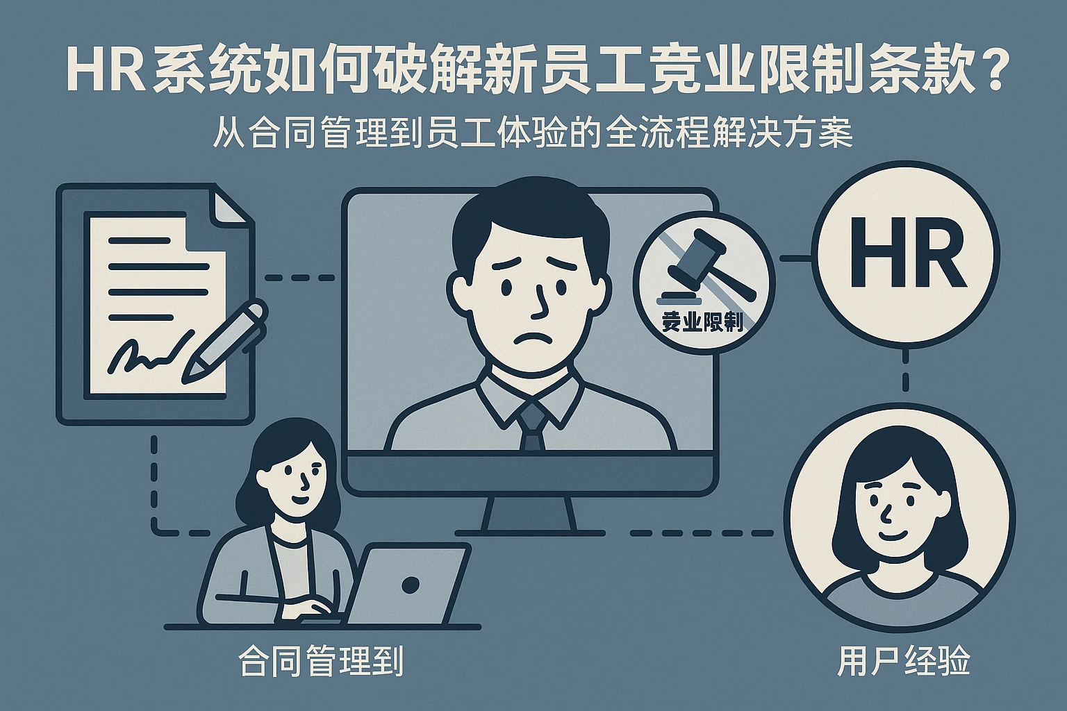 HR系统如何破解新员工竞业限制条款争议？从合同管理到员工体验的全流程解决方案