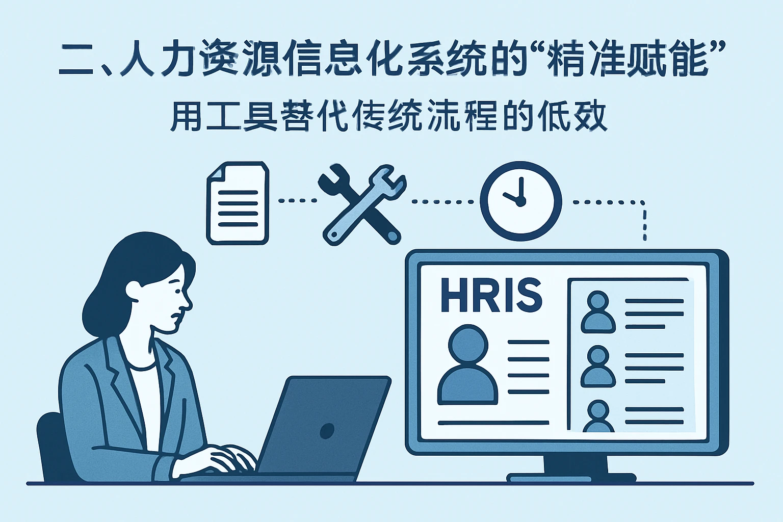 二、人力资源信息化系统的“精准赋能”：用工具替代传统流程的低效