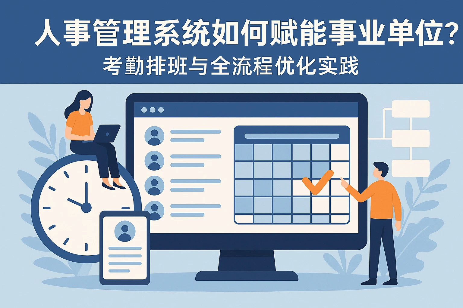 人事管理系统如何赋能事业单位？考勤排班与全流程优化实践