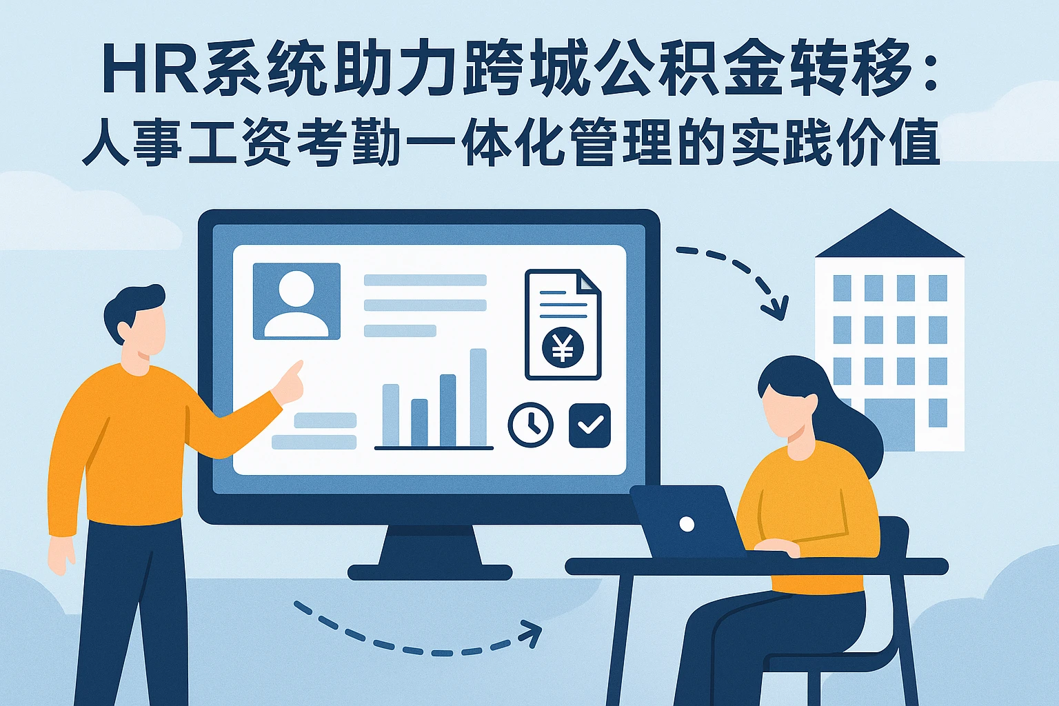 HR系统助力跨城公积金转移：人事工资考勤一体化管理的实践价值