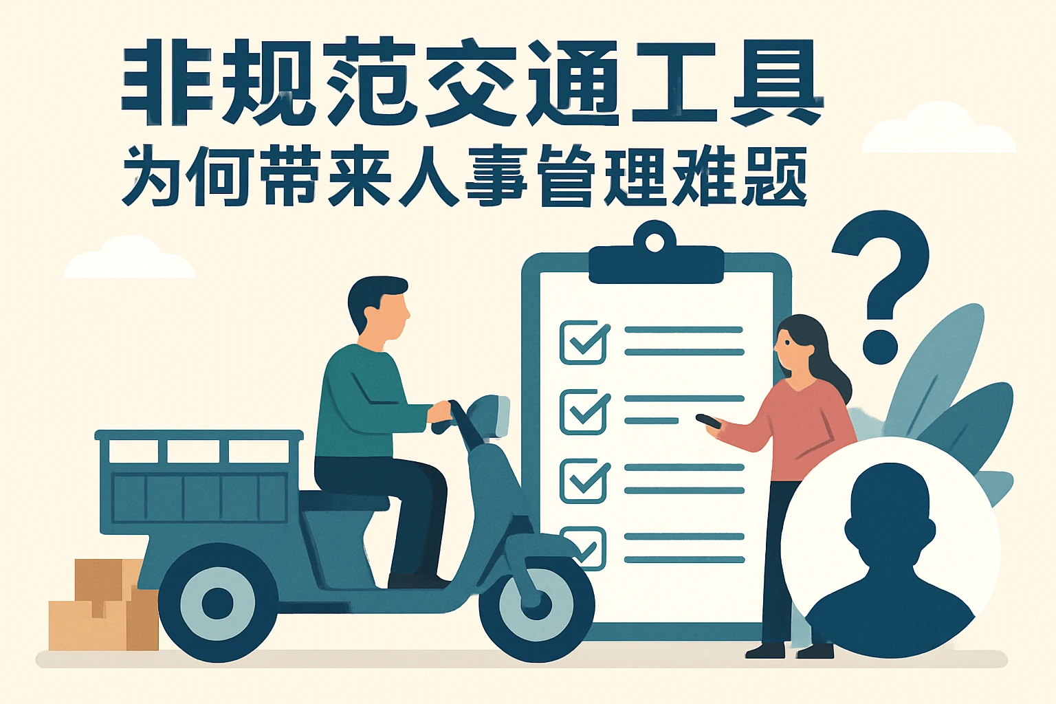 非规范交通工具为何带来人事管理难题