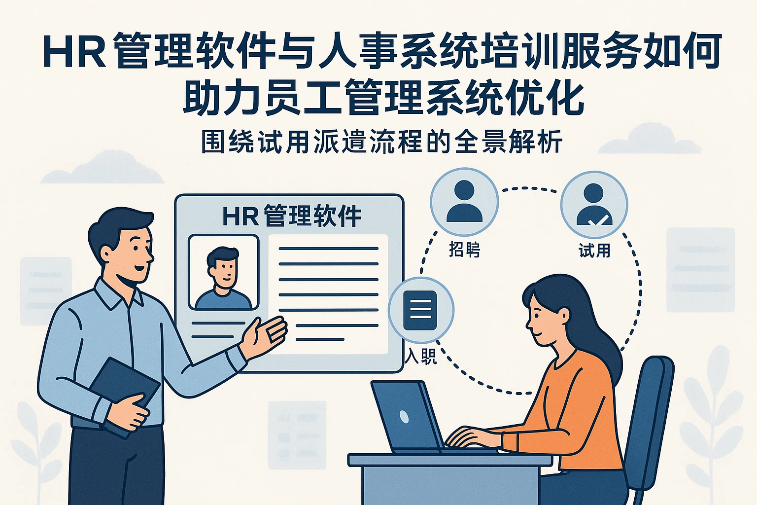 HR管理软件与人事系统培训服务如何助力员工管理系统优化——围绕试用派遣流程的全景解析