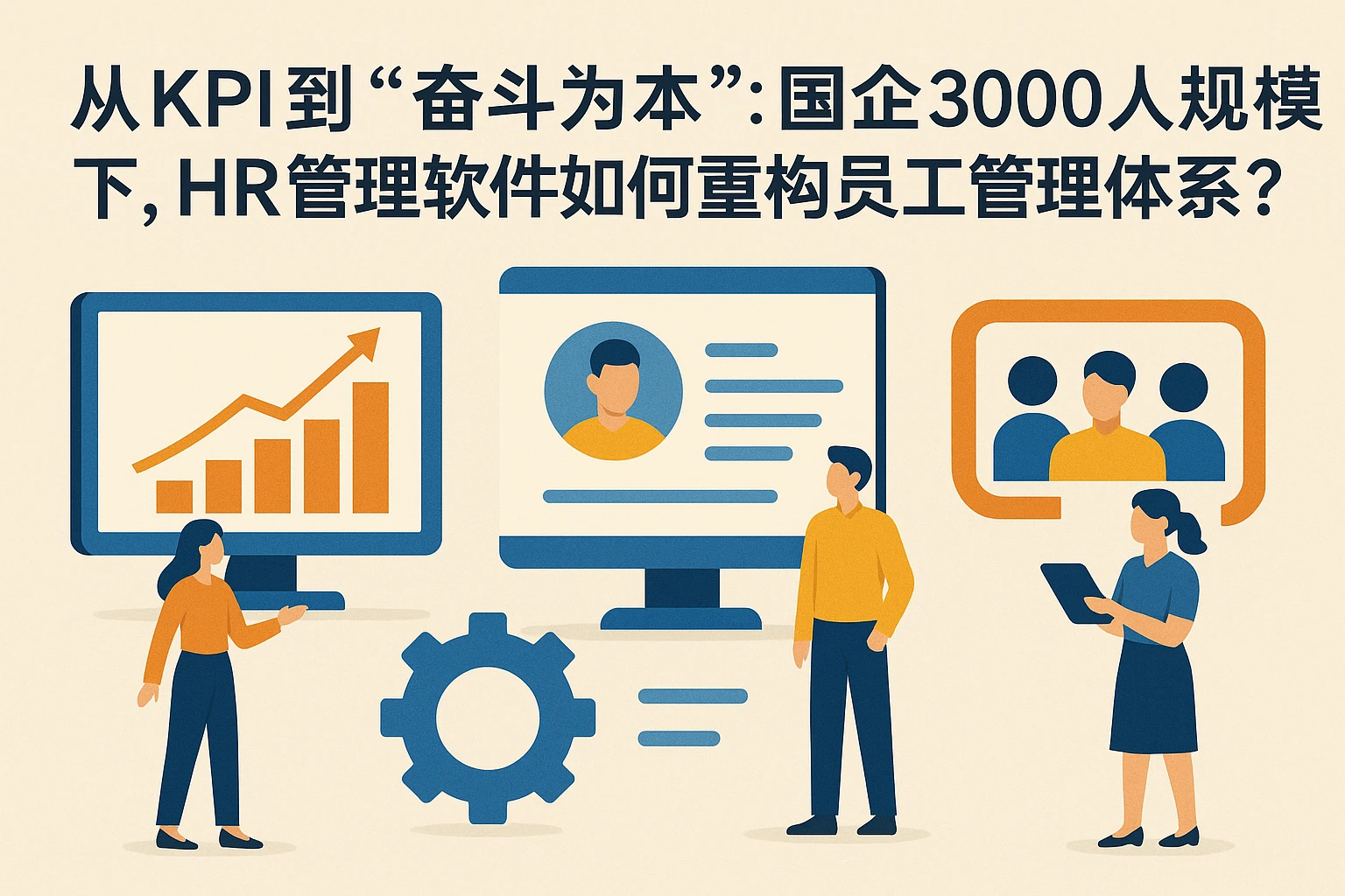 从KPI到“奋斗为本”：国企3000人规模下，HR管理软件如何重构员工管理体系？