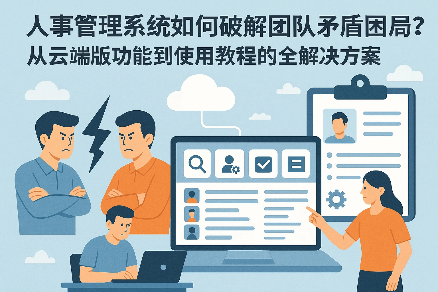 人事管理系统如何破解团队矛盾困局？从云端版功能到使用教程的全解决方案