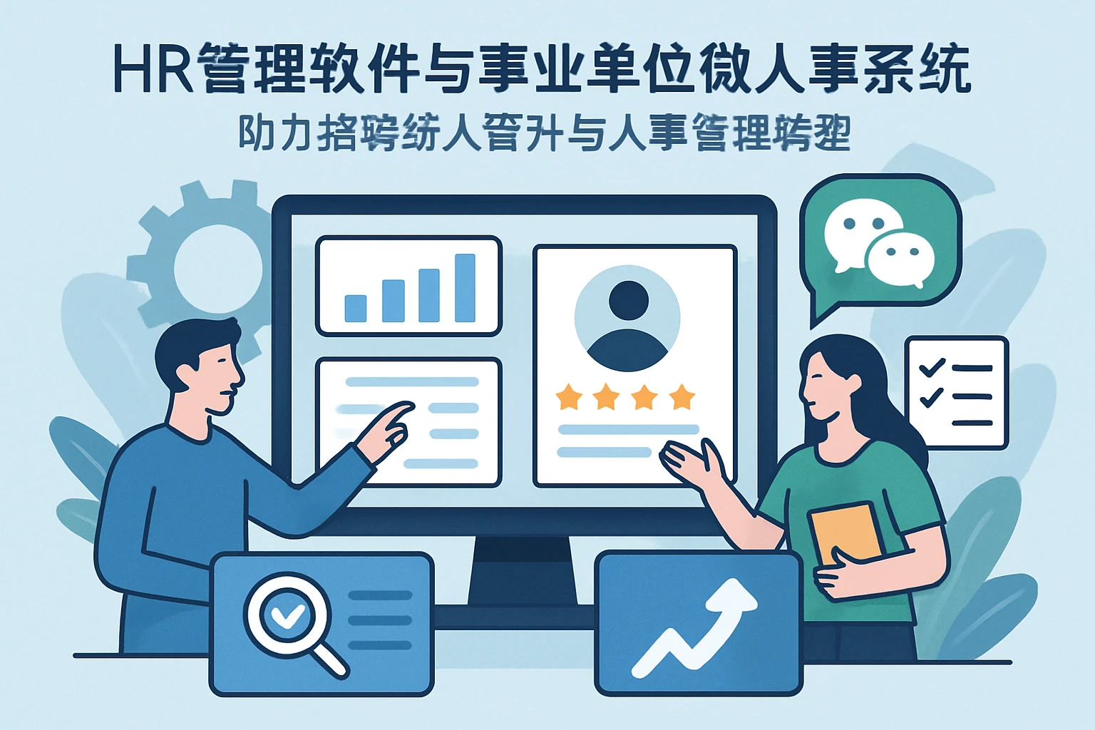 HR管理软件与事业单位微信人事系统：助力招聘新人晋升与人事管理转型