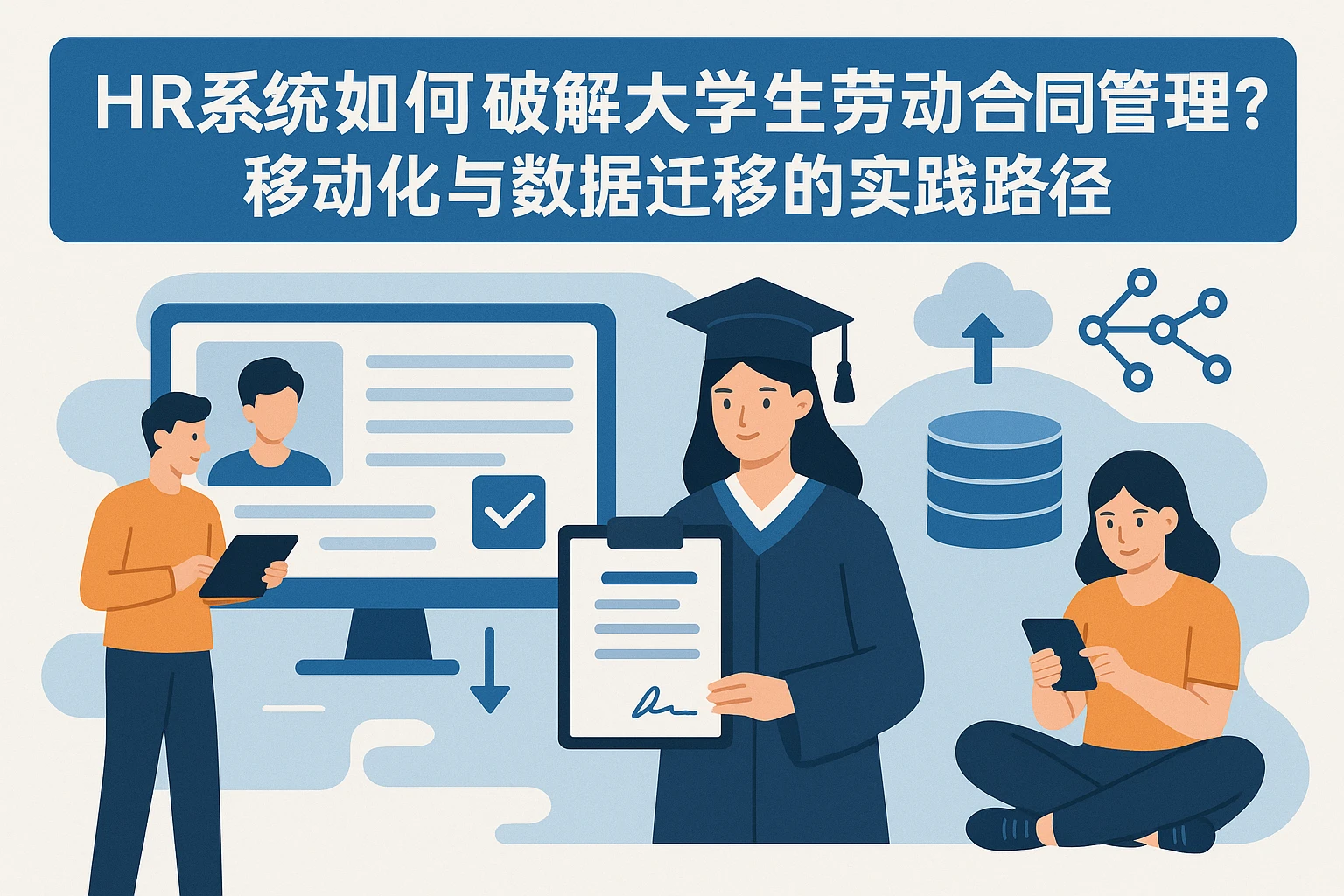 HR系统如何破解大学生劳动合同管理难题？移动化与数据迁移的实践路径