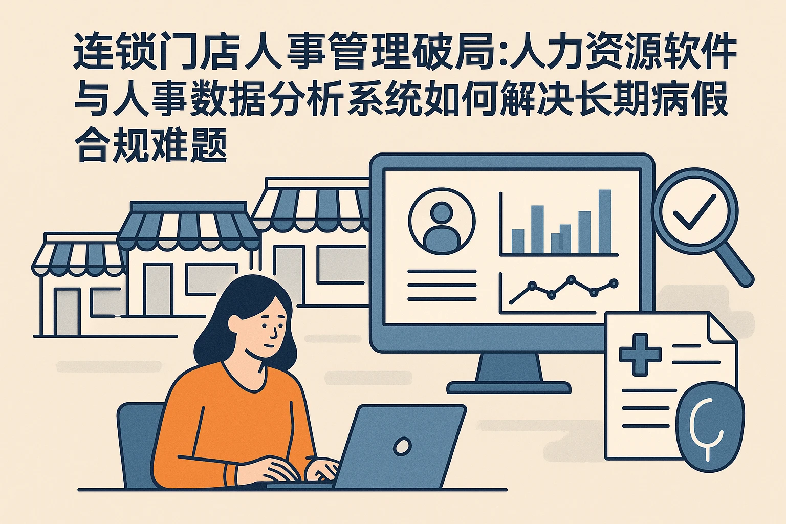连锁门店人事管理破局：人力资源软件与人事数据分析系统如何解决长期病假合规难题