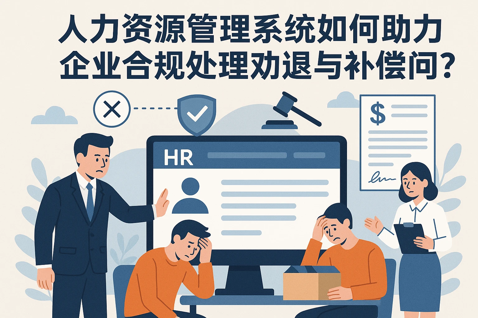 人力资源管理系统如何助力企业合规处理劝退与补偿问题？