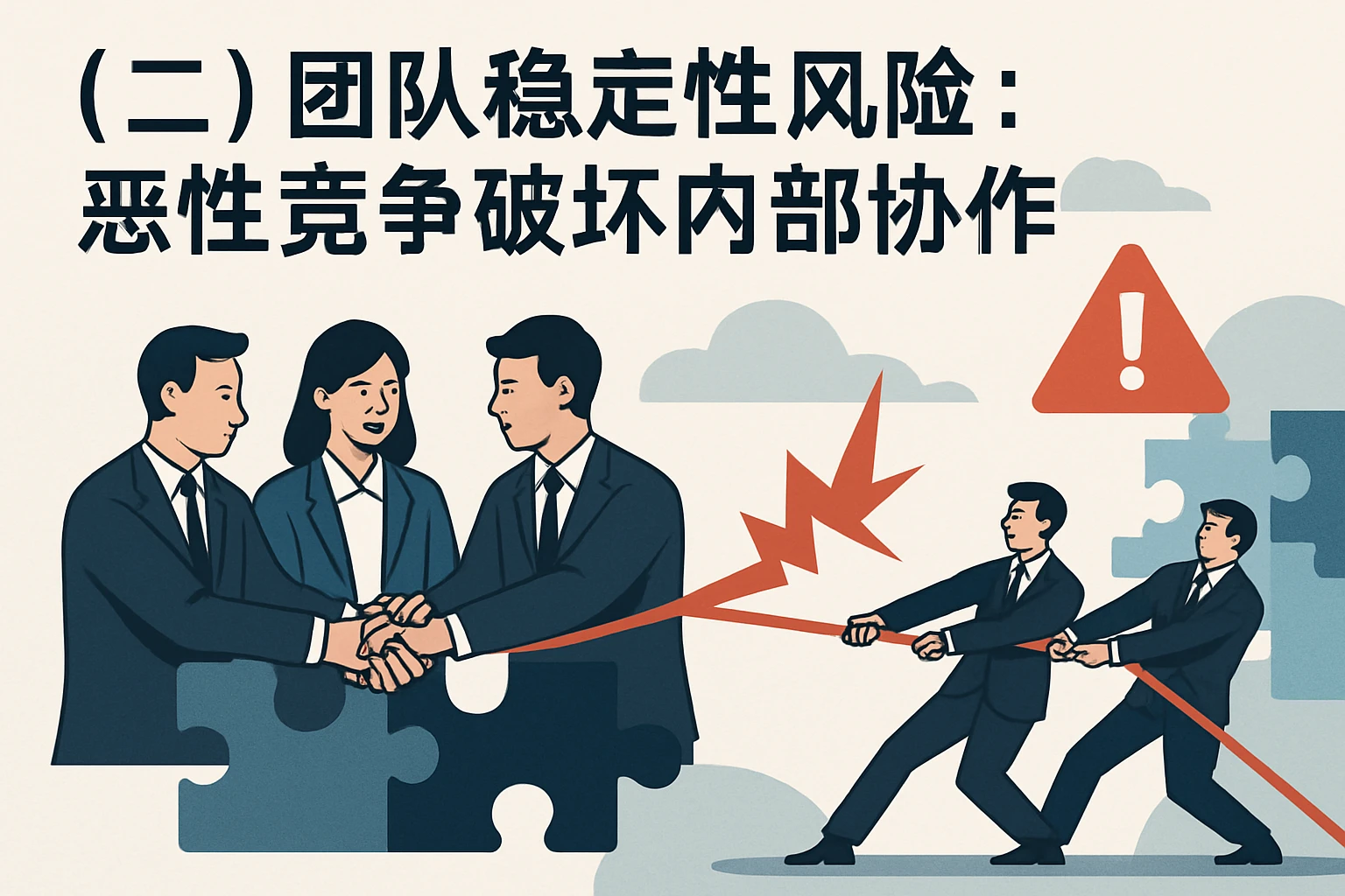 （二）团队稳定性风险：恶性竞争破坏内部协作