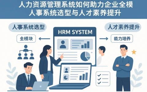 人力资源管理系统如何助力企业全模块人事系统选型与人才素养提升