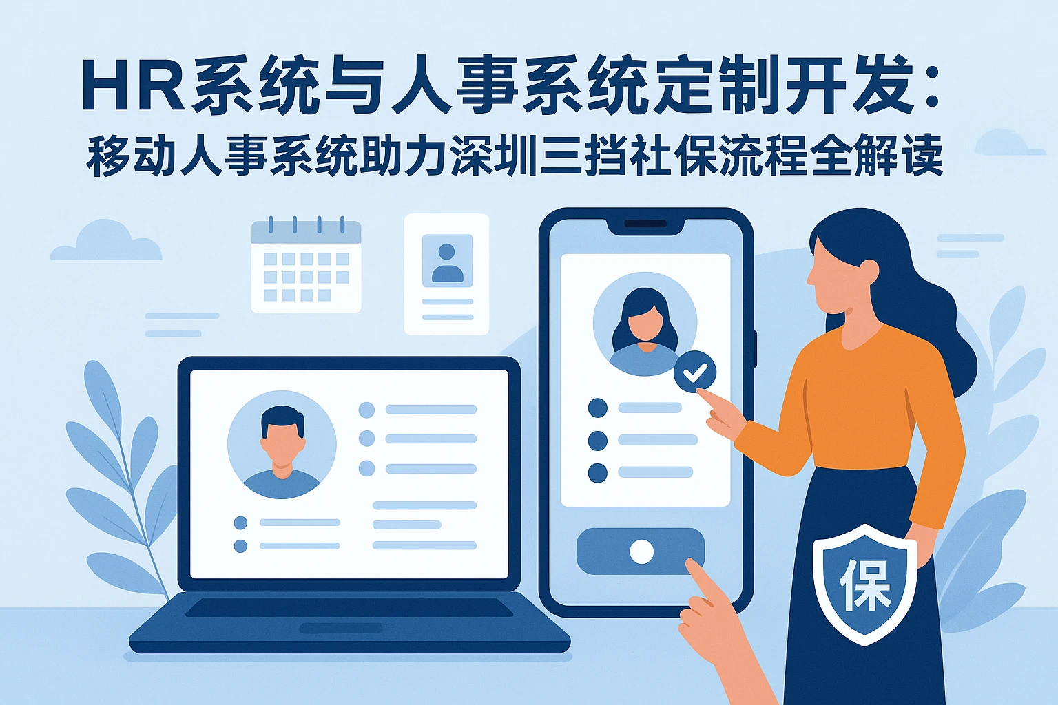HR系统与人事系统定制开发：移动人事系统助力深圳三挡社保流程全解读