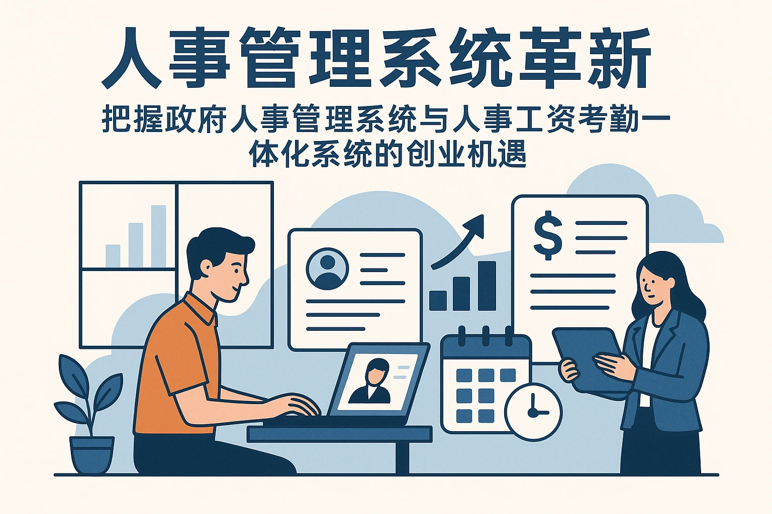 人事管理系统革新——把握政府人事管理系统与人事工资考勤一体化系统的创业机遇