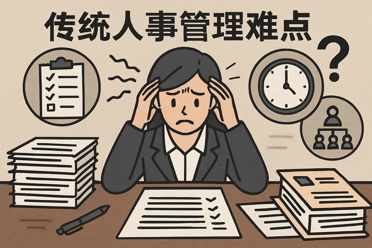 传统人事管理难点