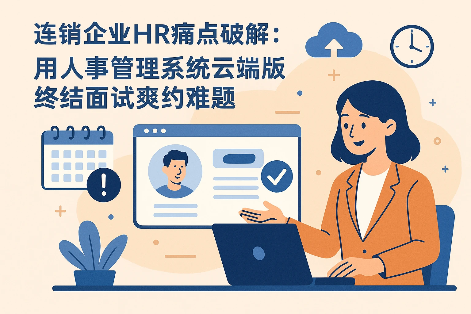 连锁企业HR痛点破解：用人事管理系统云端版终结面试爽约难题