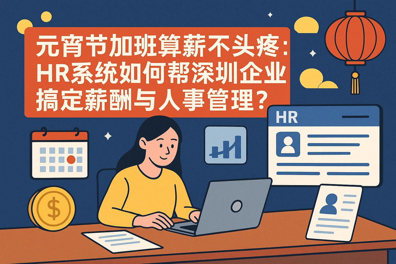 元宵节加班算薪不头疼：HR系统如何帮深圳企业搞定薪酬与人事管理？