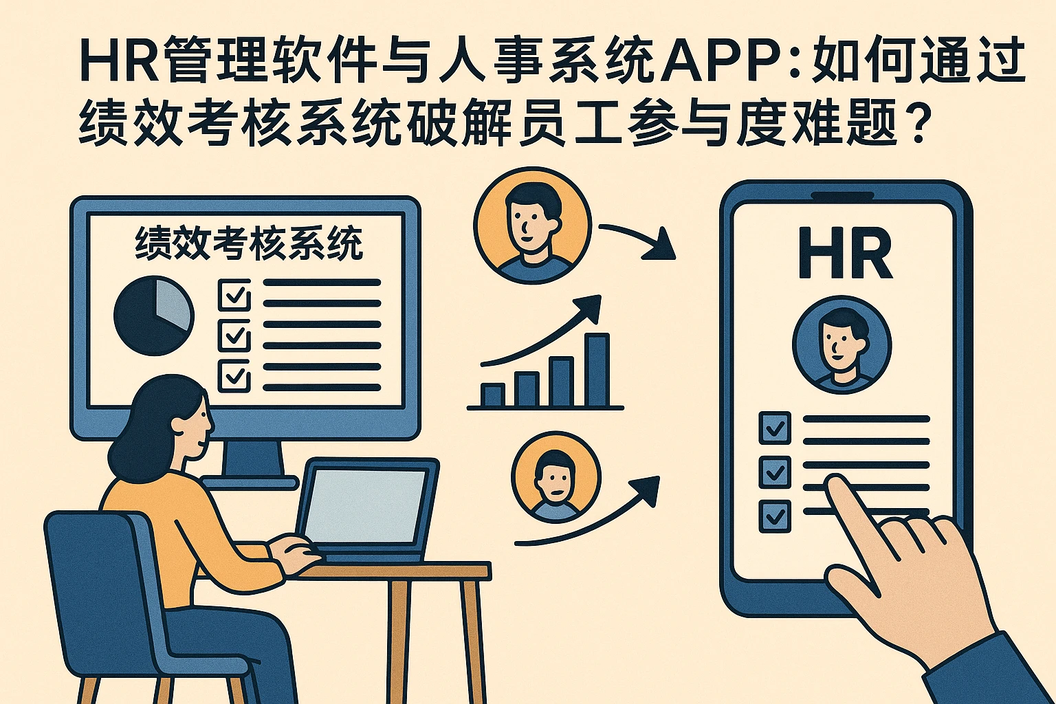 HR管理软件与人事系统APP：如何通过绩效考核系统破解员工参与度难题？