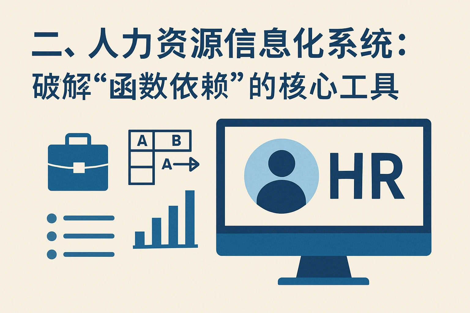 二、人力资源信息化系统：破解“函数依赖”的核心工具