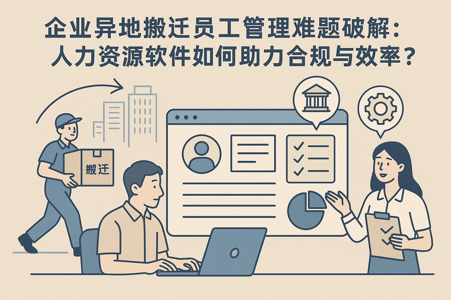 企业异地搬迁员工管理难题破解：人力资源软件如何助力合规与效率？
