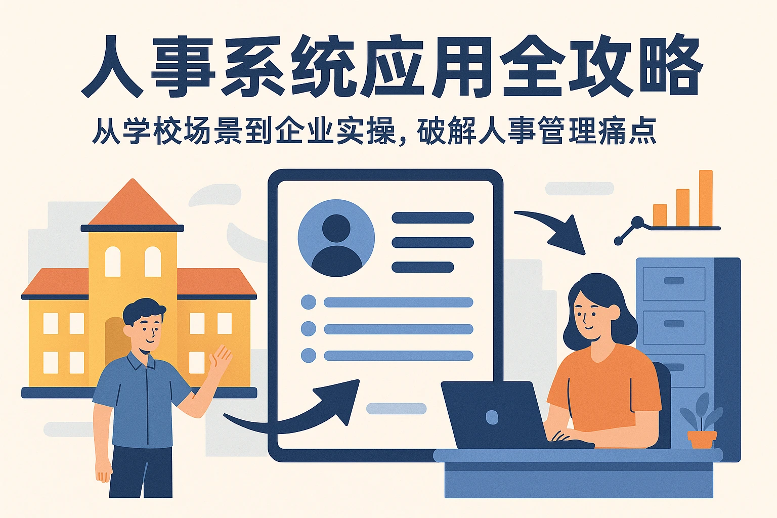 人事系统应用全攻略：从学校场景到企业实操，破解人事管理痛点