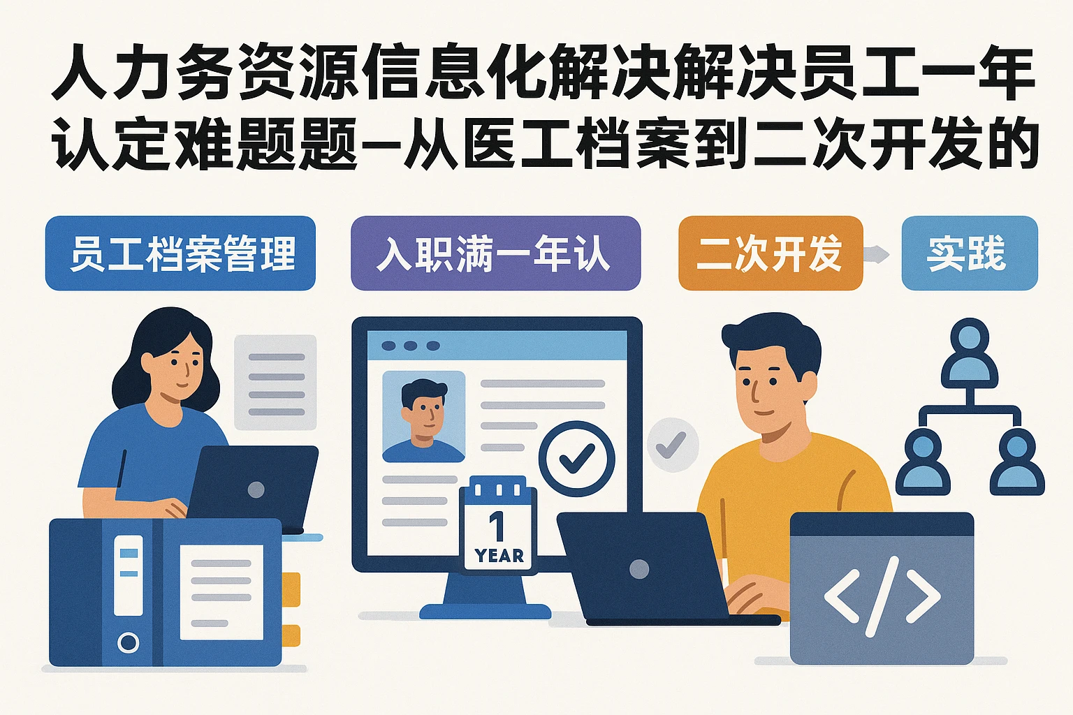 人力资源信息化系统如何解决员工入职满一年认定难题——从员工档案管理到二次开发的实践路径