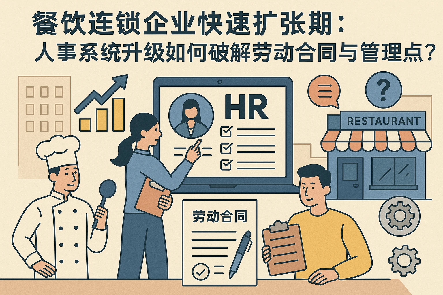 餐饮连锁企业快速扩张期：人事系统升级如何破解劳动合同与管理痛点？