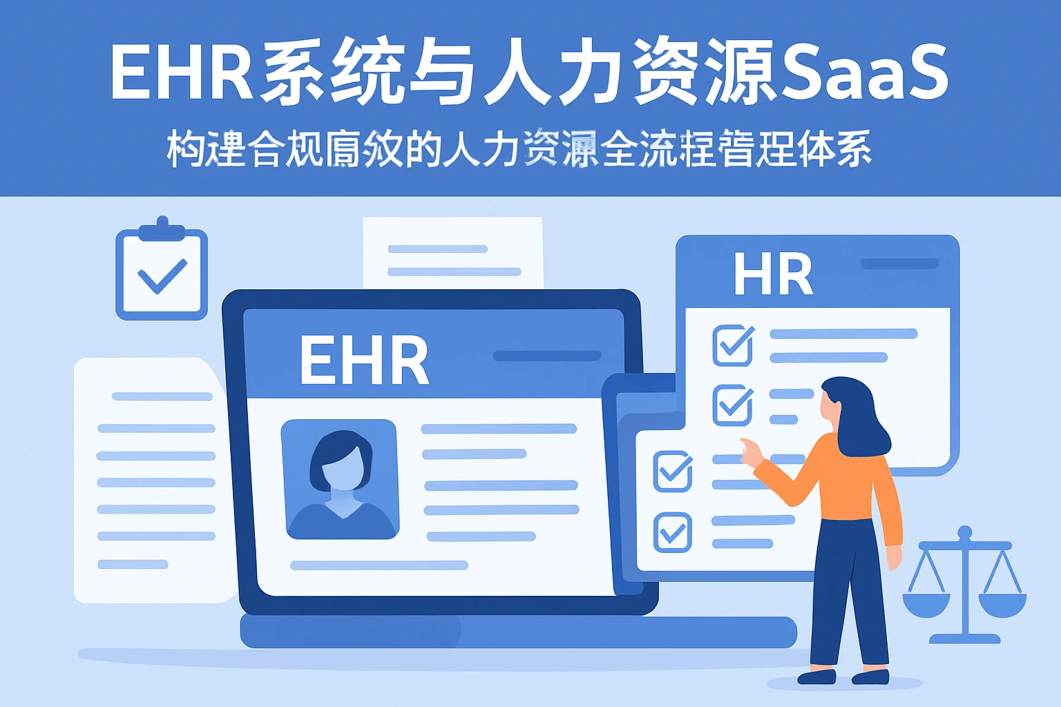 EHR系统与人力资源SaaS：构建合规高效的人力资源全流程管理体系