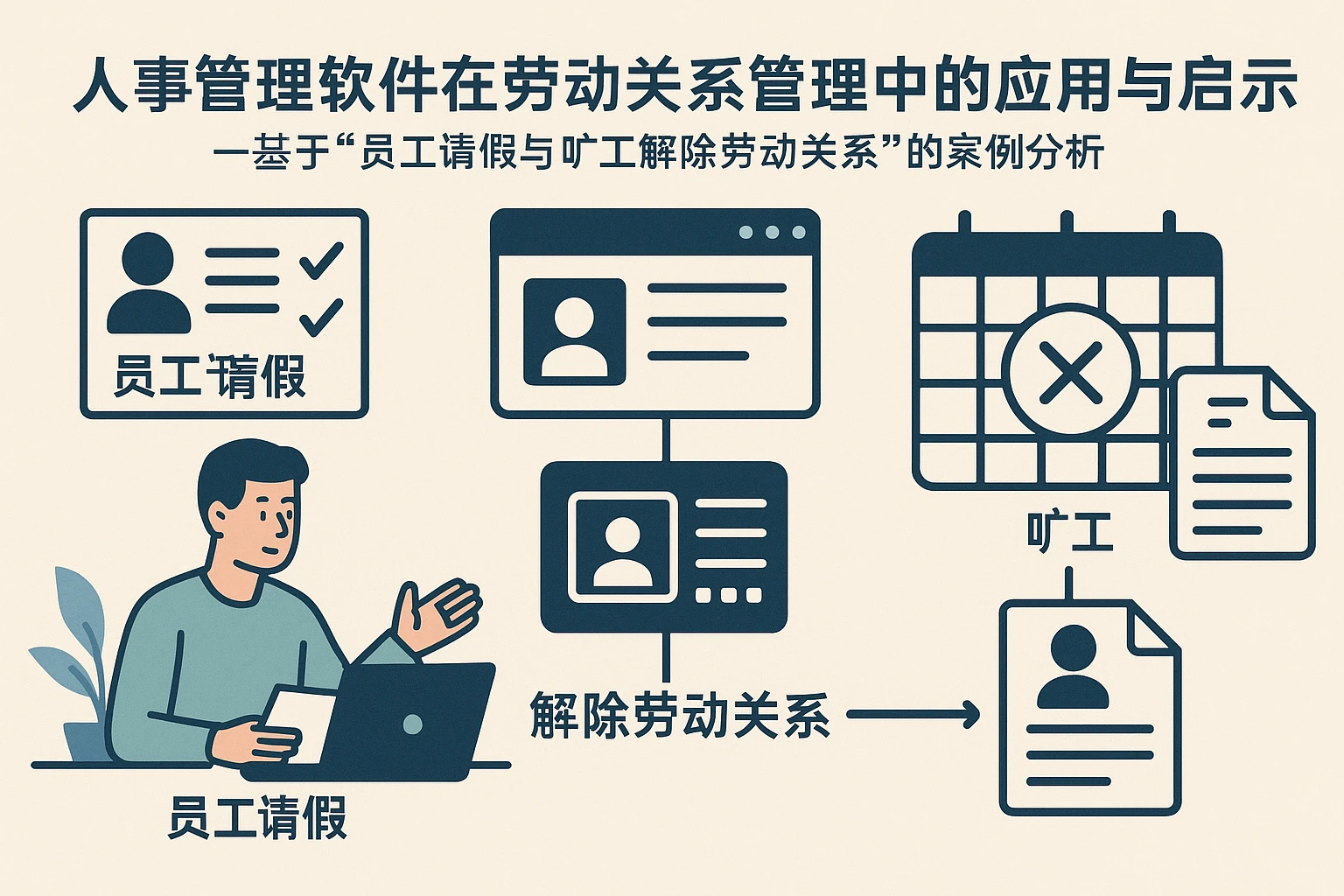 人事管理软件在劳动关系管理中的应用与启示——基于“员工请假与旷工解除劳动关系”的案例分析