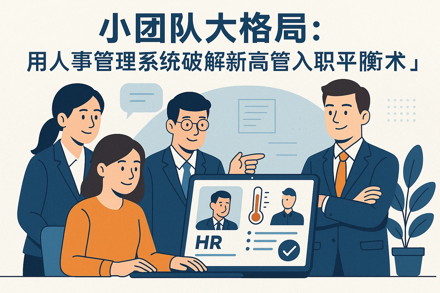 小团队大格局：用人事管理系统破解新高管入职的“温度平衡术”