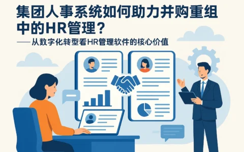 集团人事系统如何助力并购重组中的HR管理？——从数字化转型看HR管理软件的核心价值