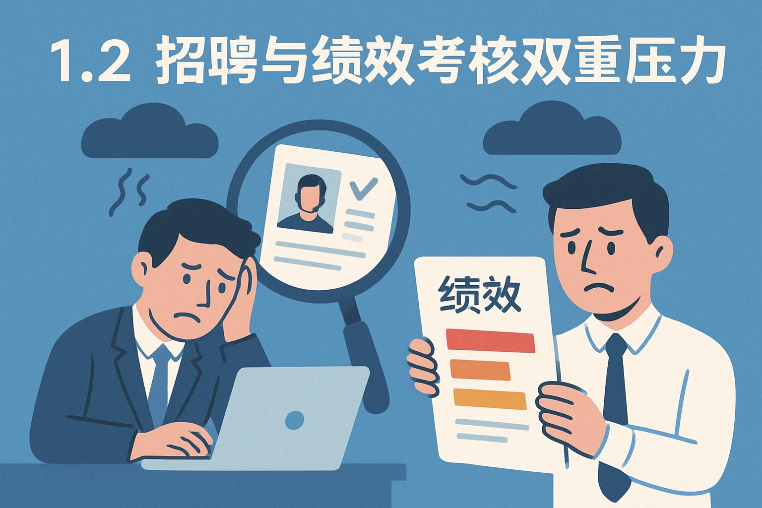 1.2 招聘与绩效考核双重压力
