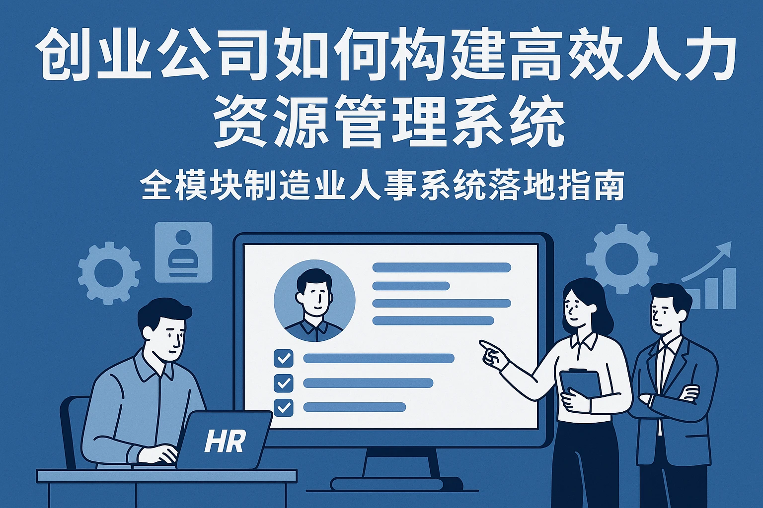 创业公司如何构建高效人力资源管理系统——全模块制造业人事系统落地指南