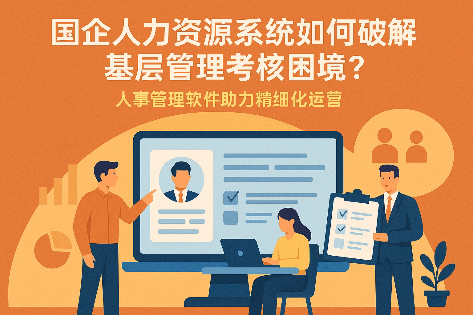 国企人力资源系统如何破解基层管理考核困境？人事管理软件助力精细化运营