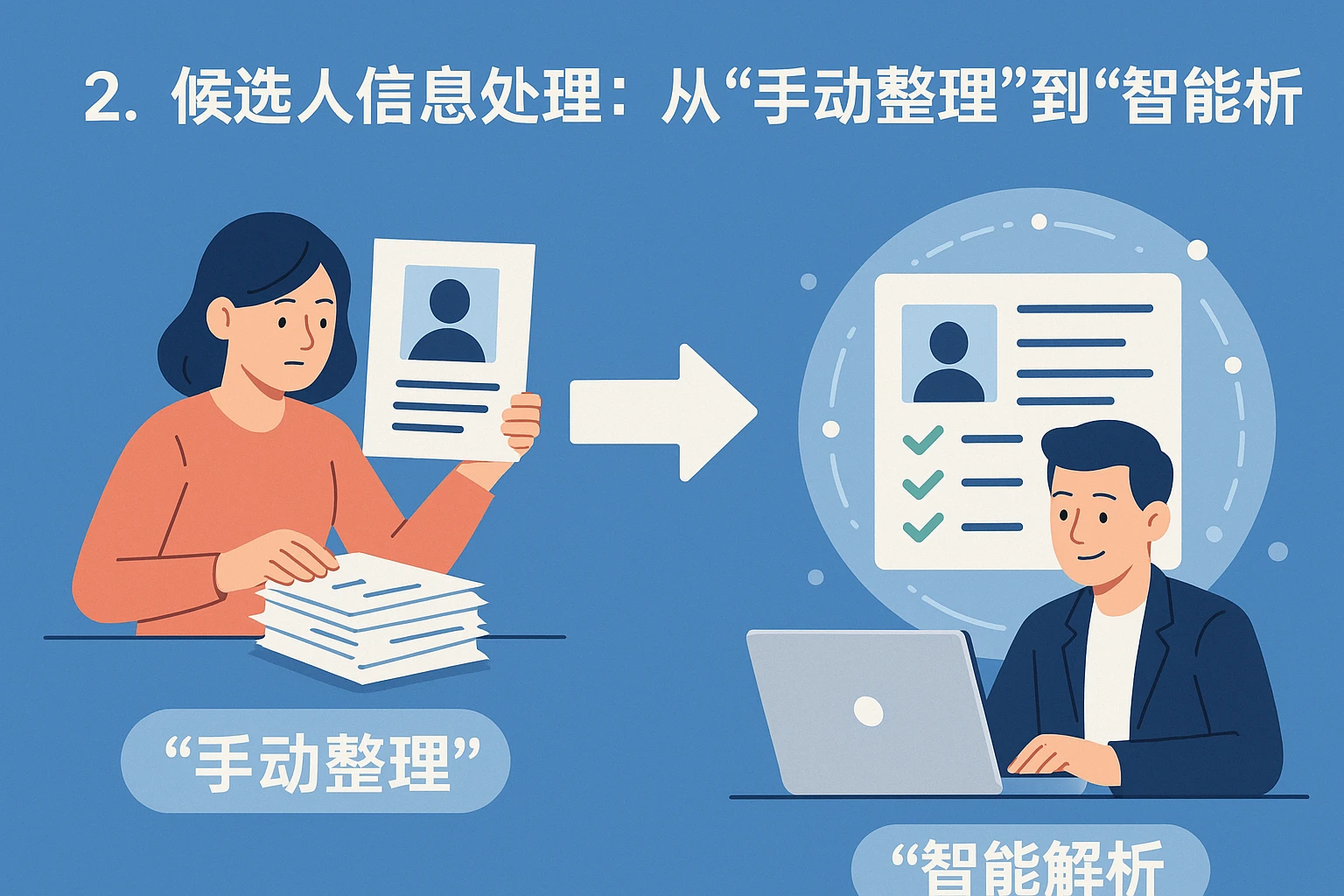2. 候选人信息处理：从“手动整理”到“智能解析”
