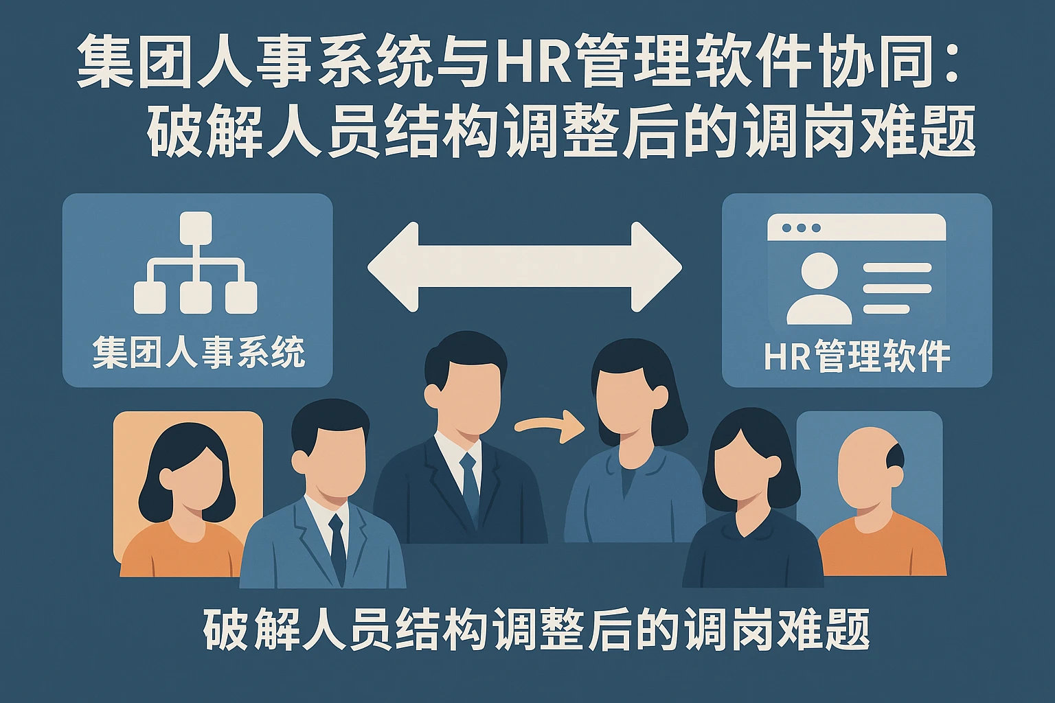 集团人事系统与HR管理软件协同：破解人员结构调整后的调岗难题